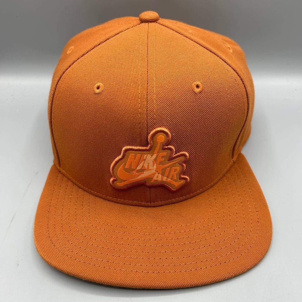 Air Jordan Hat Men Orange Embroidered Logo Jumpman Nike Air Snap Back Cap
